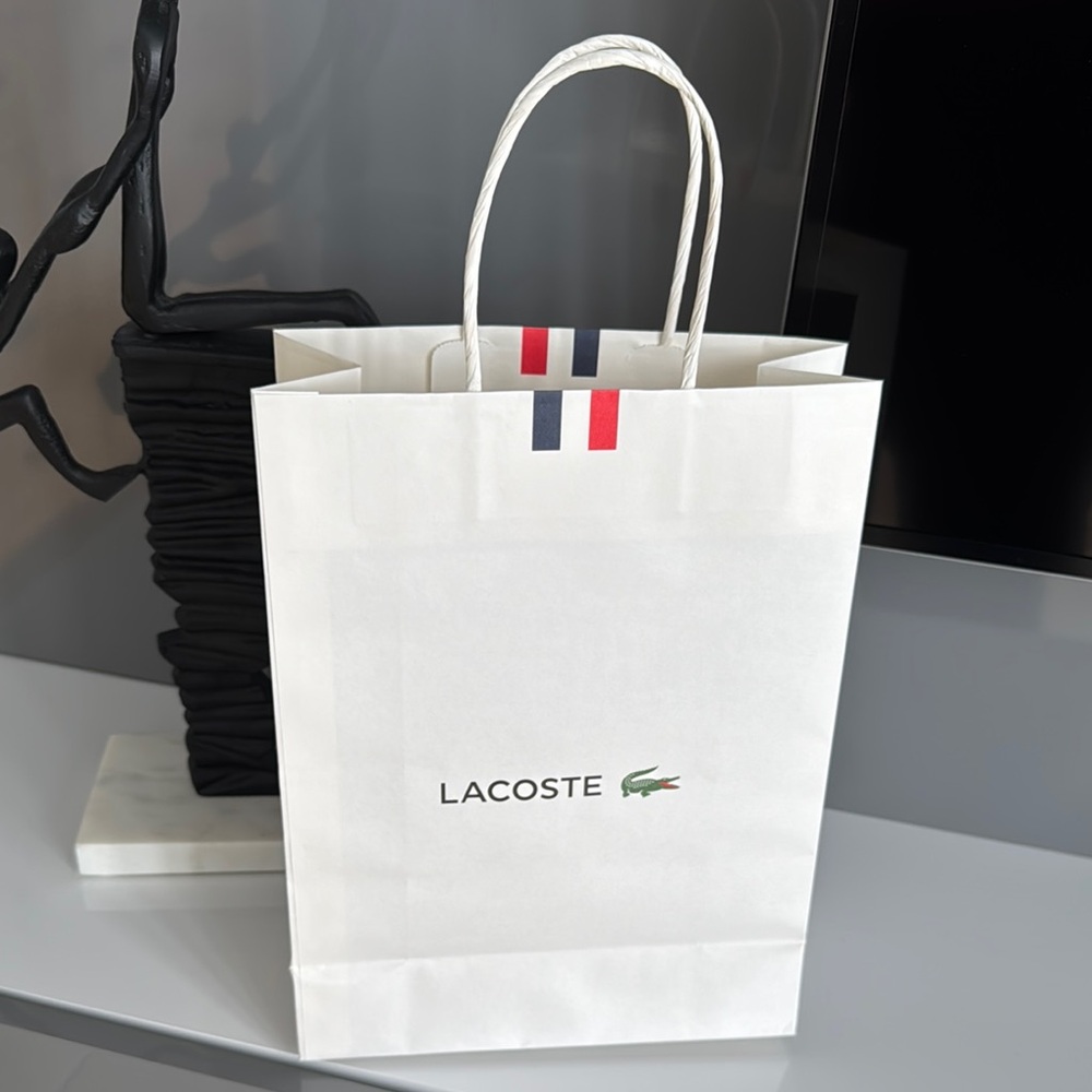 Lacoste White Bag
